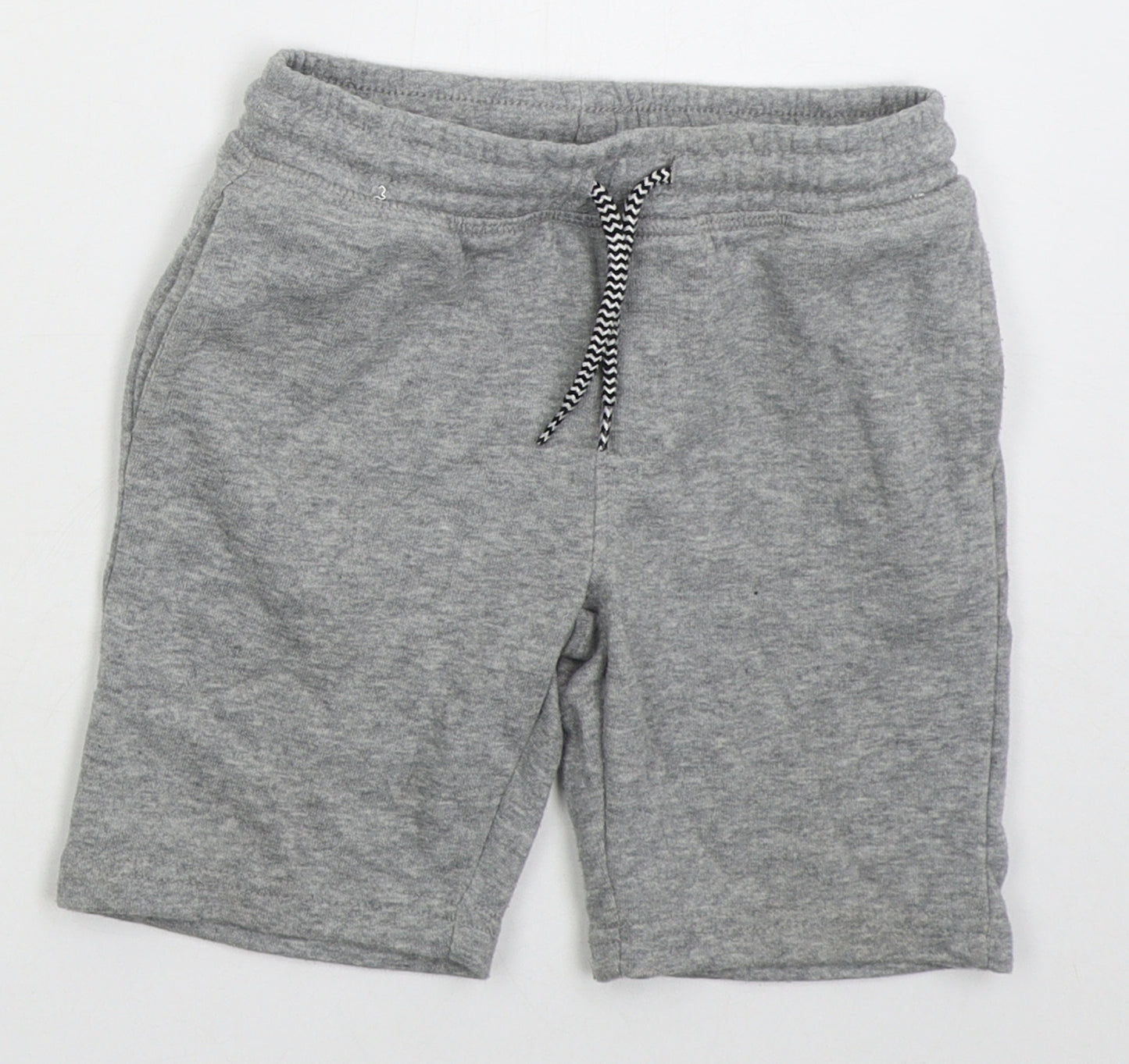 Urban Rascals Boys Grey  Cotton Sweat Shorts Size 4-5 Years  Regular Drawstring