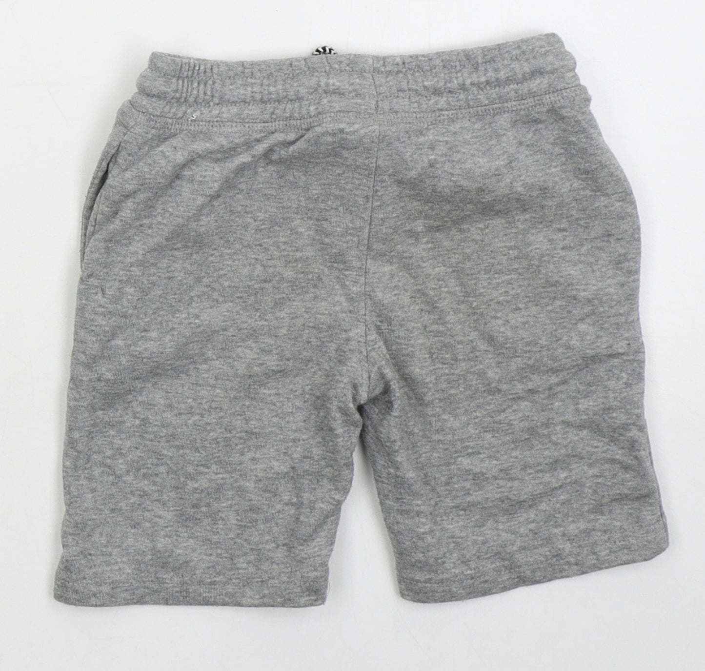 Urban Rascals Boys Grey  Cotton Sweat Shorts Size 4-5 Years  Regular Drawstring