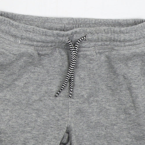 Urban Rascals Boys Grey  Cotton Sweat Shorts Size 4-5 Years  Regular Drawstring