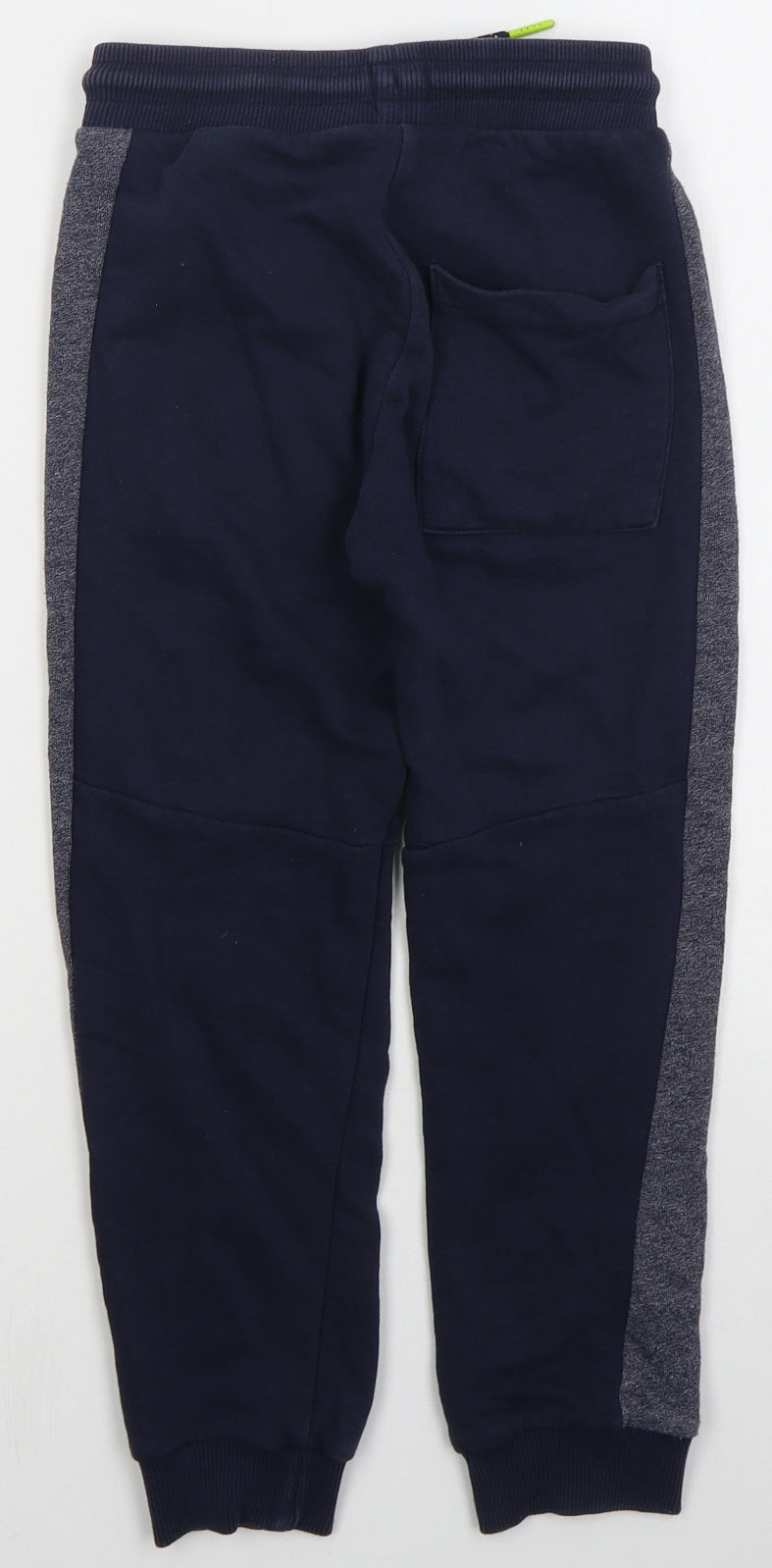 F&F Boys Blue  Cotton Sweatpants Trousers Size 7-8 Years  Regular Drawstring