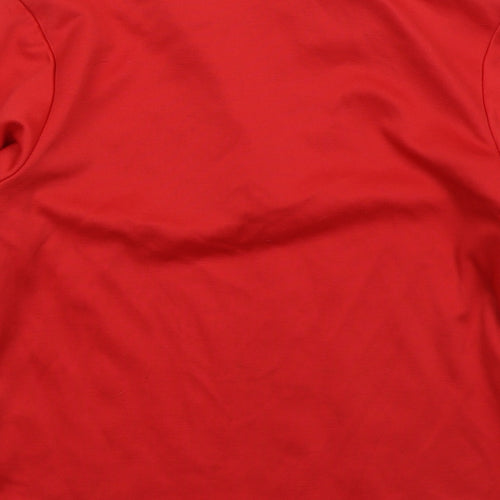 Stanno Boys Red  Polyester Pullover Sweatshirt Size 10 Years  Zip - Boxing Club