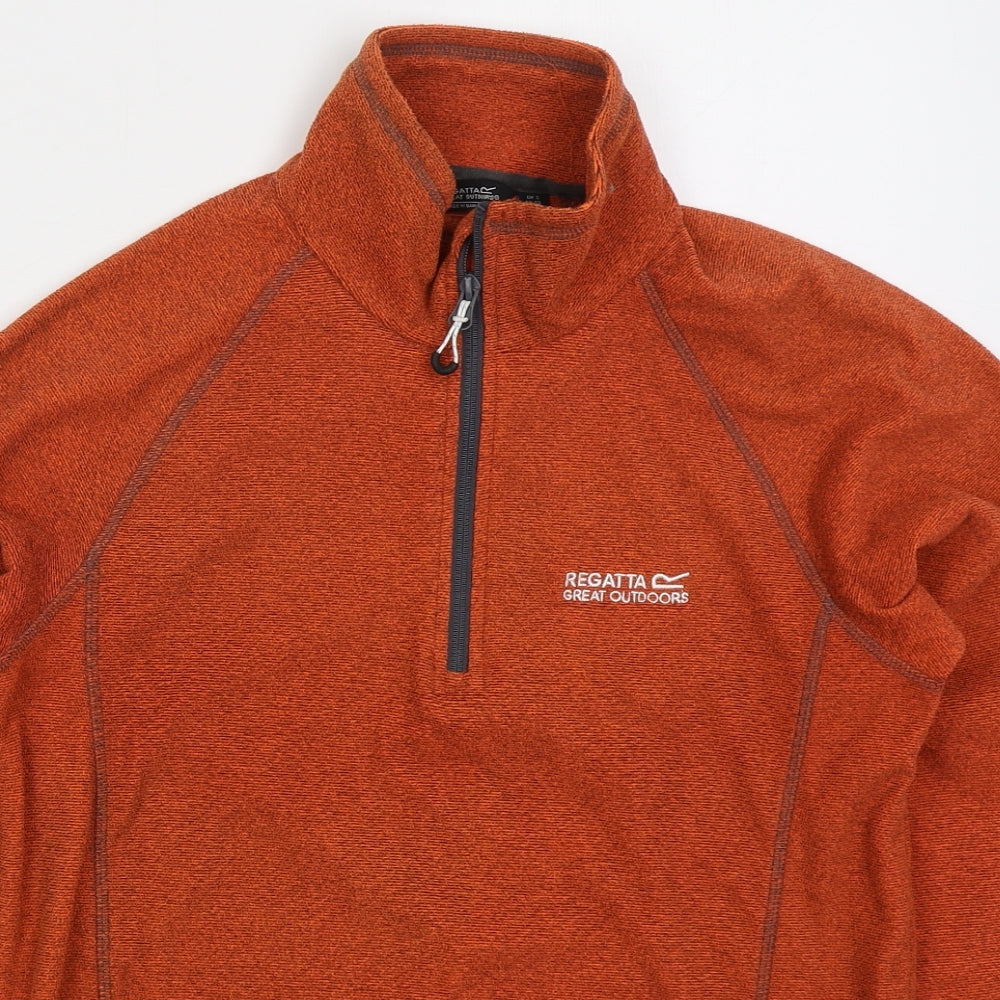 Regatta Mens Orange   Jacket  Size S  Zip