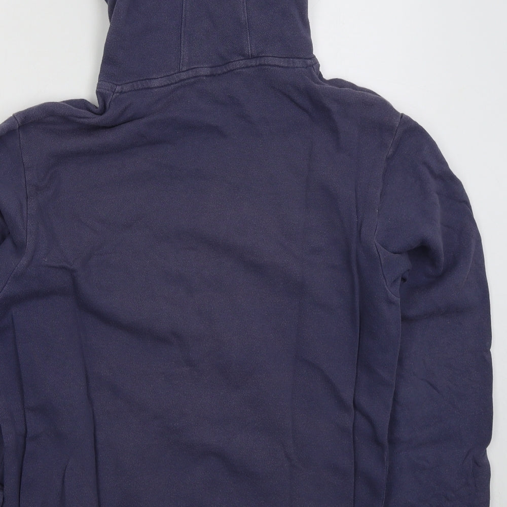 No News Mens Blue  Cotton Pullover Hoodie Size S