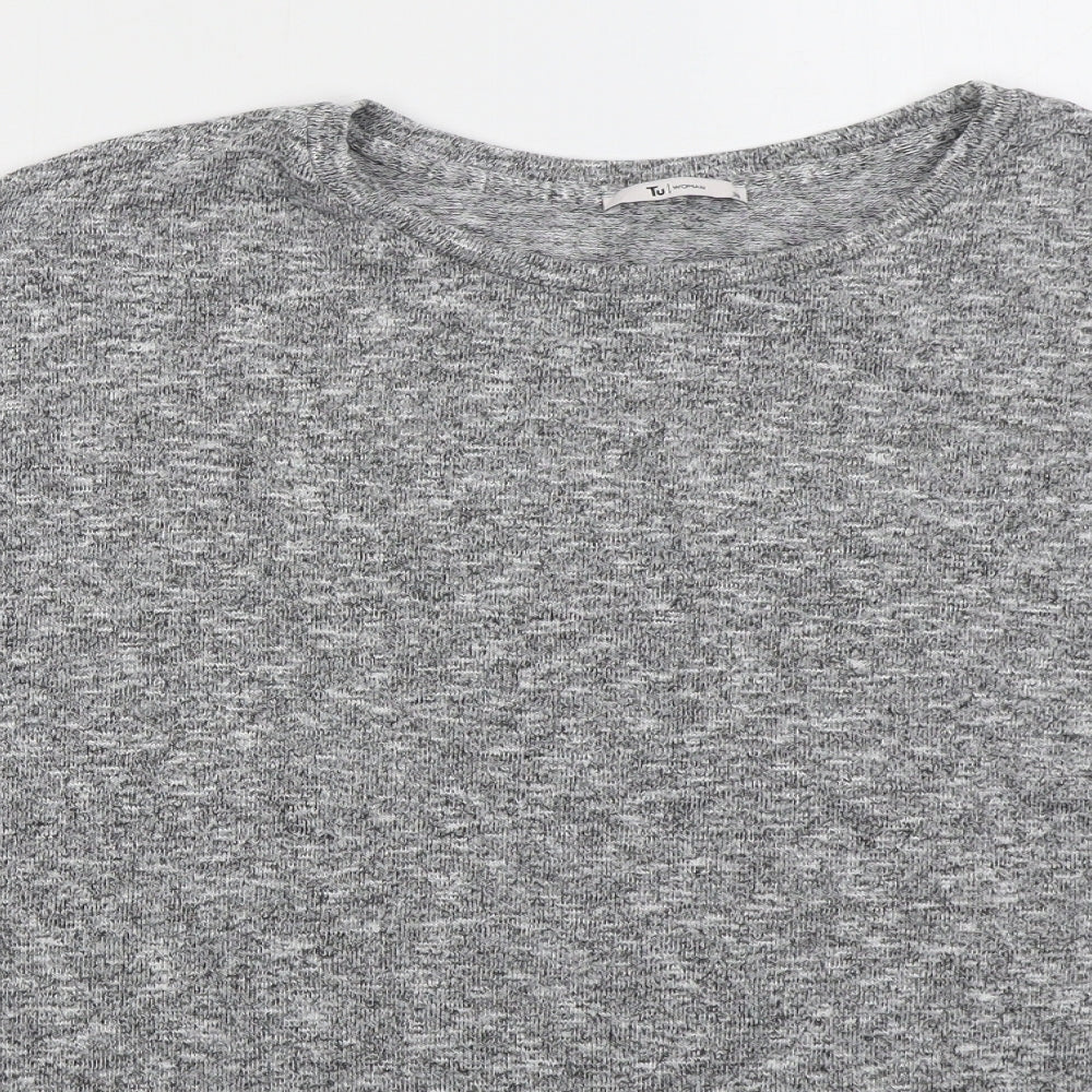 TU Womens Grey  Polyester Pullover Sweatshirt Size 22  Pullover