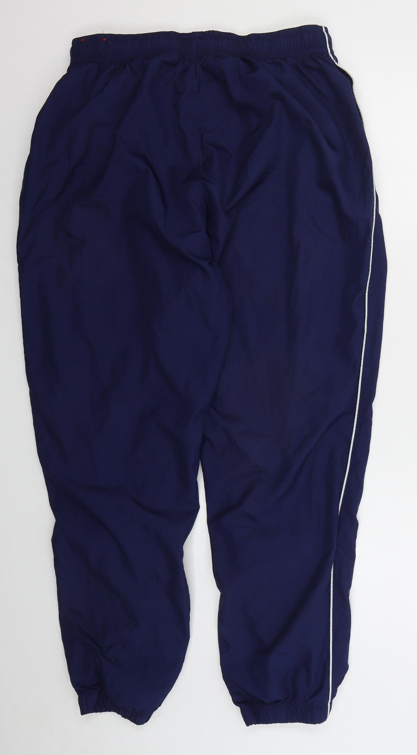 Nike Mens Blue  Polyester Jogger Trousers Size 2XL L30 in Regular Drawstring