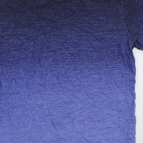 NEXT Mens Blue  Cotton  T-Shirt Size M Crew Neck  - Ombre