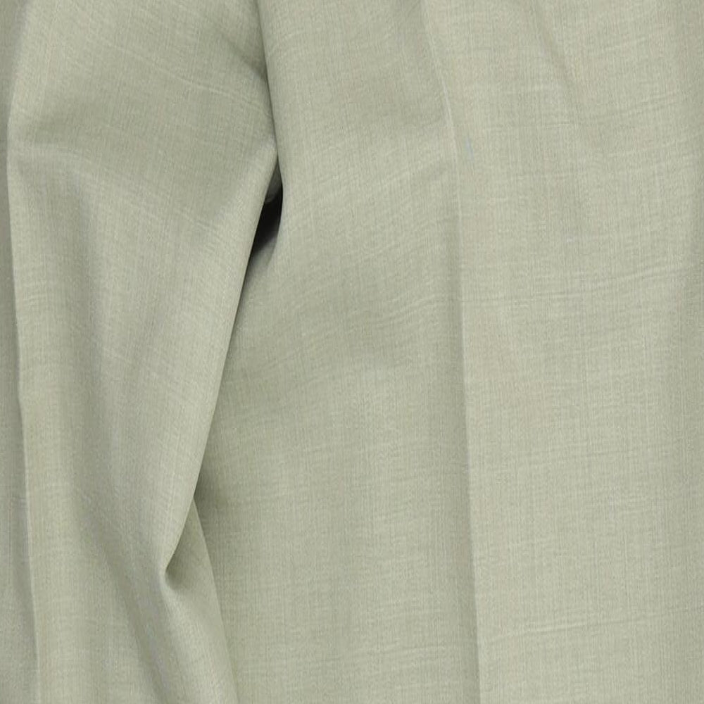 Marks and Spencer Mens Beige  Polyester Trousers  Size 34 L31 in Regular Button