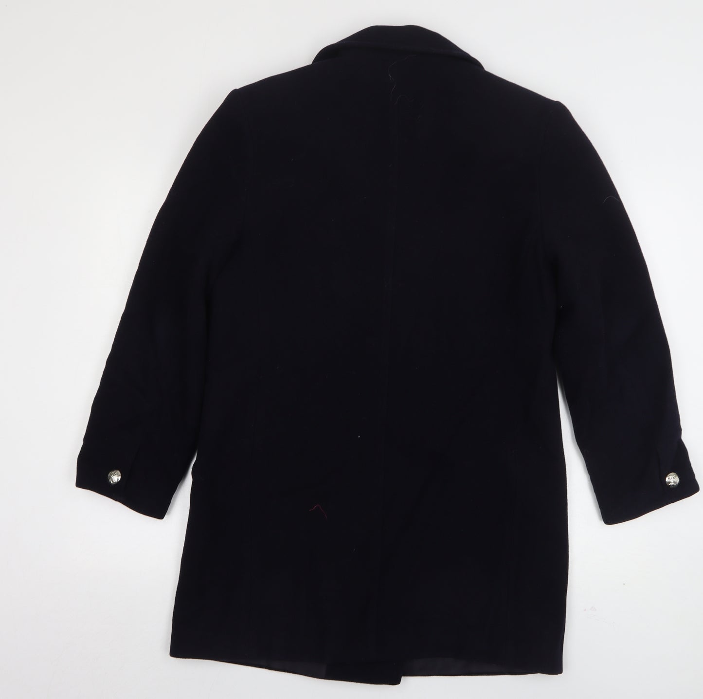 Preworn Womens Blue   Pea Coat Coat Size 12  Button