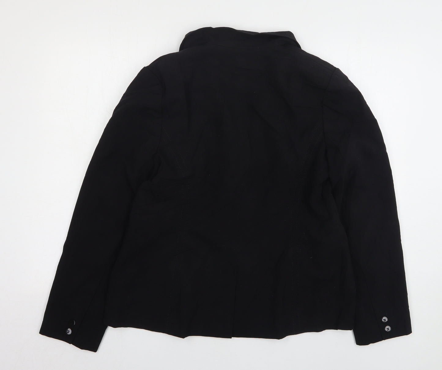 Dorothy Perkins Womens Black  Polyester Jacket Suit Jacket Size 16