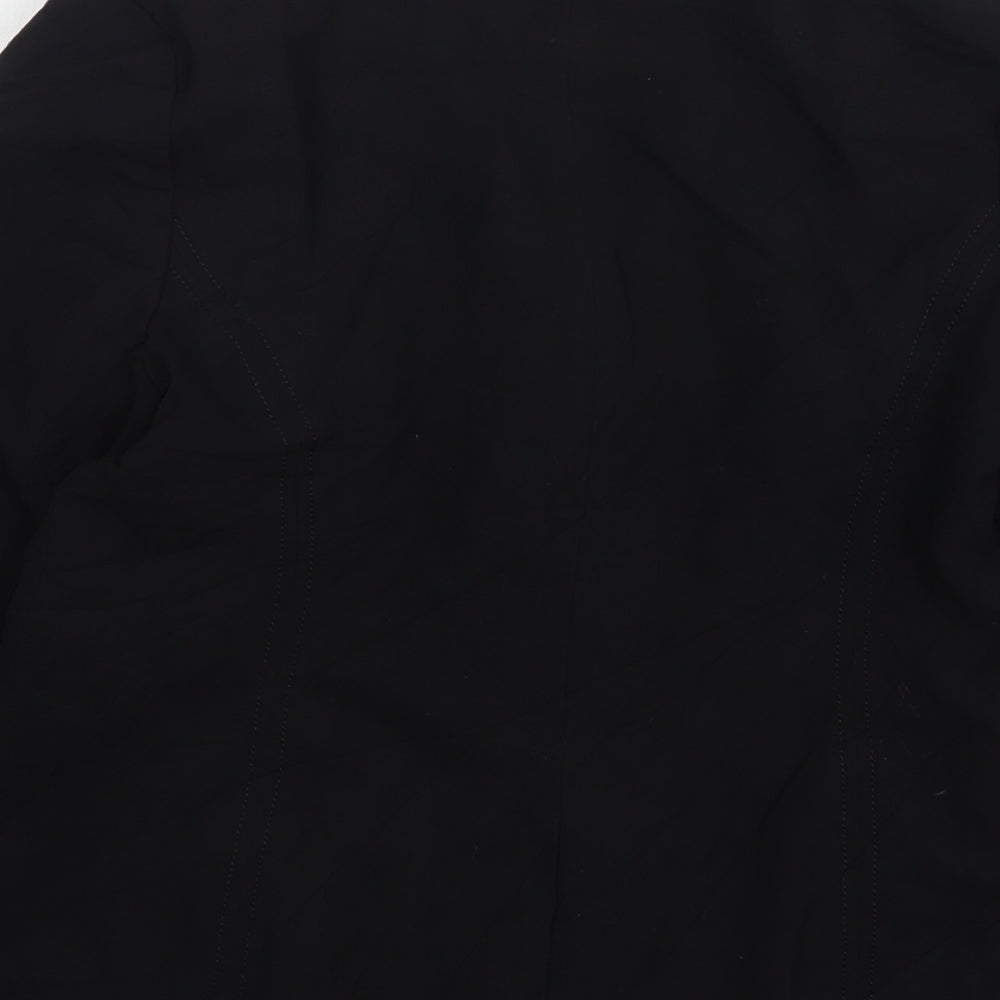 Dorothy Perkins Womens Black  Polyester Jacket Suit Jacket Size 16