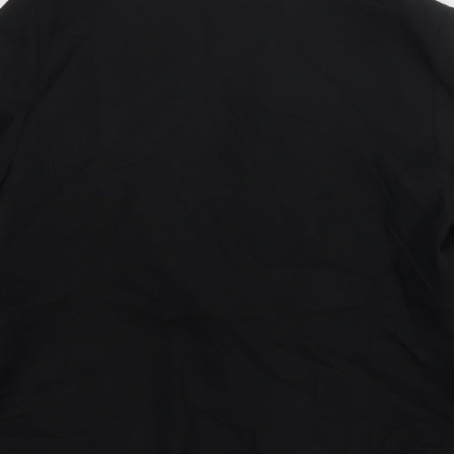 Debenhams Womens Black  Polyester Jacket Blazer Size 18