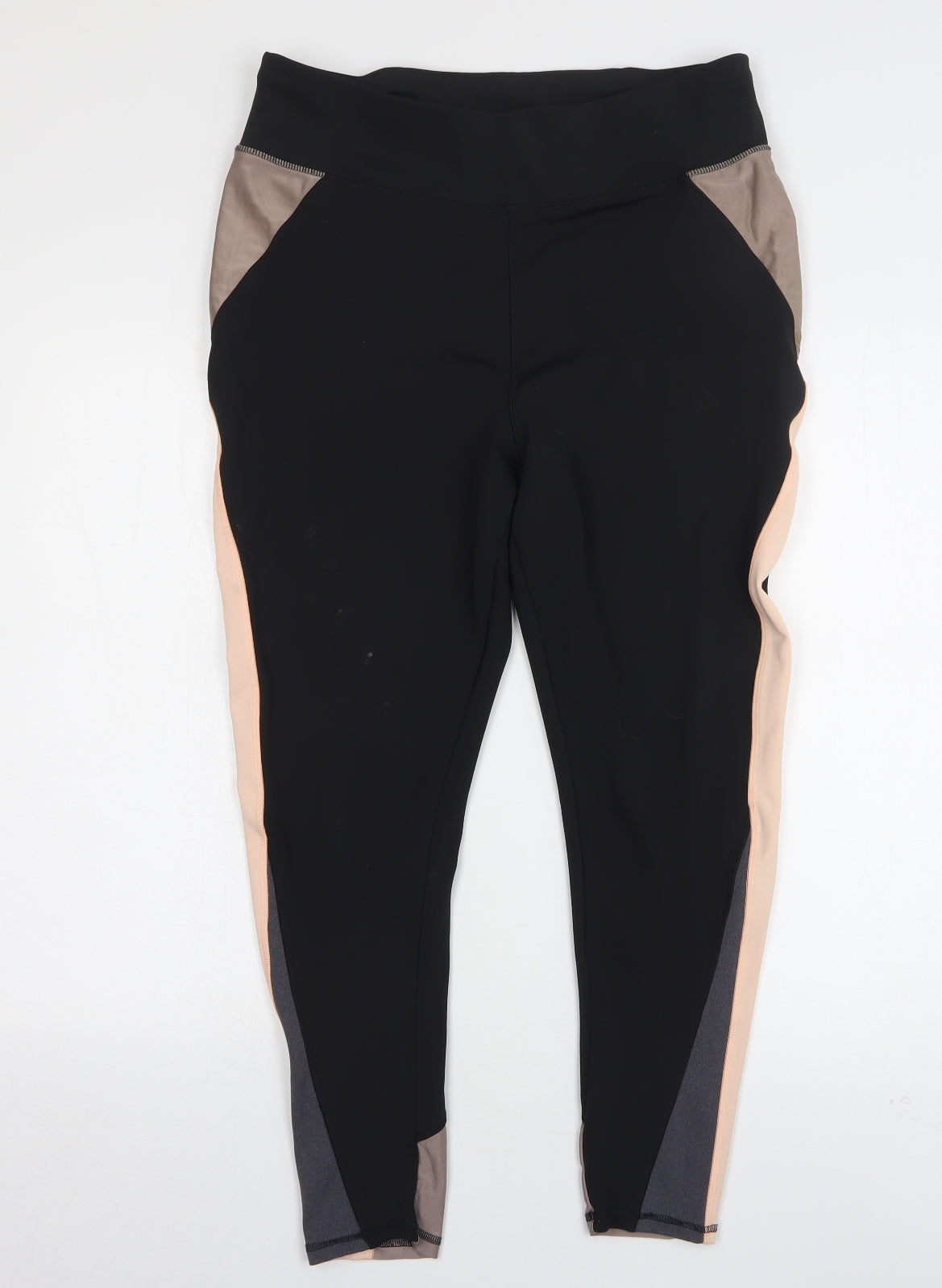 F&F Womens Multicoloured  Polyester Compression Leggings Size 18 L26 in Regular
