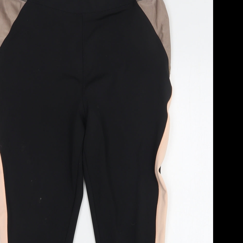 F&F Womens Multicoloured  Polyester Compression Leggings Size 18 L26 in Regular