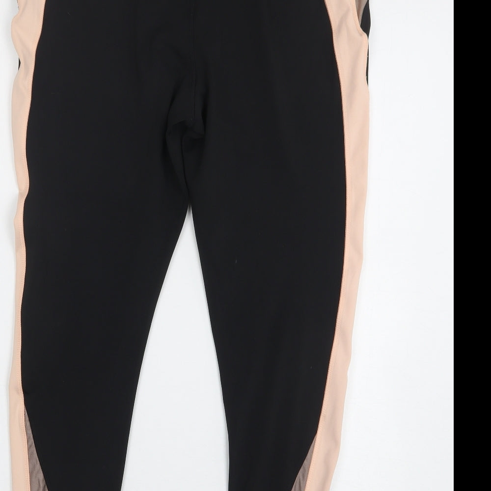 F&F Womens Multicoloured  Polyester Compression Leggings Size 18 L26 in Regular