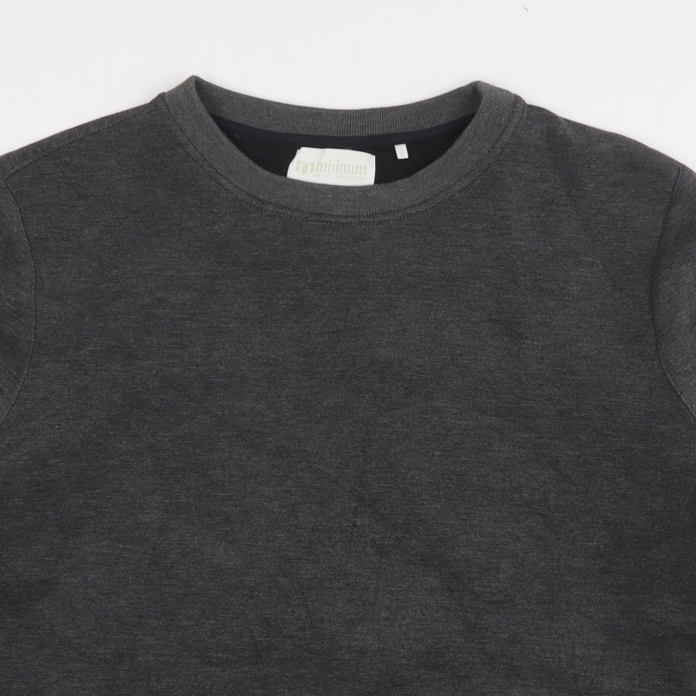Minimum Womens Grey  Polyester Pullover Sweatshirt Size XL