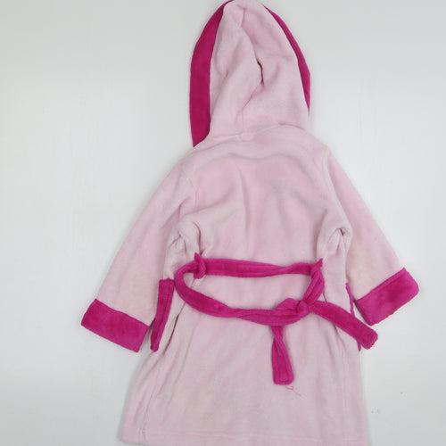 Lupilu Girls Pink Solid Polyester Kimono Gown Size 18-24 Months