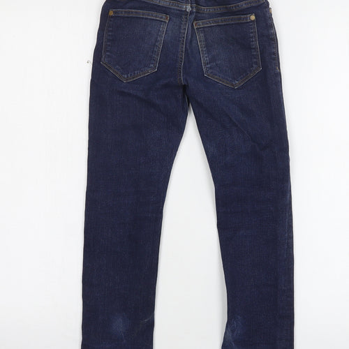 NEXT Boys Blue  Cotton Straight Jeans Size 7 Years  Regular