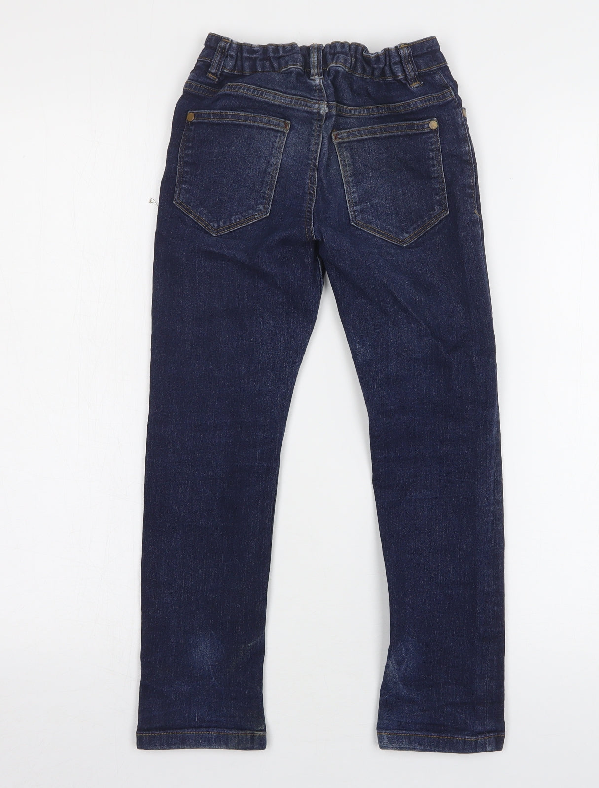 NEXT Boys Blue  Cotton Straight Jeans Size 7 Years  Regular