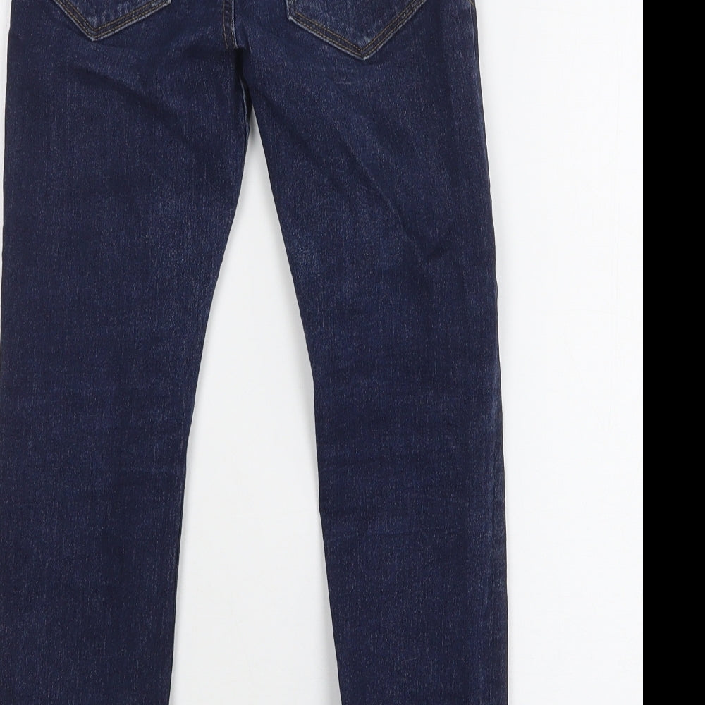 NEXT Boys Blue  Cotton Straight Jeans Size 7 Years  Regular