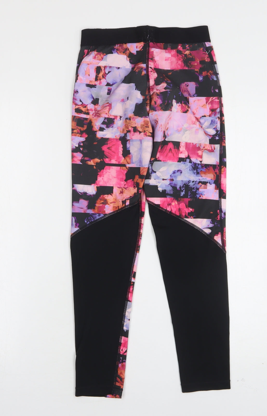 Nike Girls Multicoloured Floral Polyester Sweatpants Trousers Size 12-13 Years  Regular