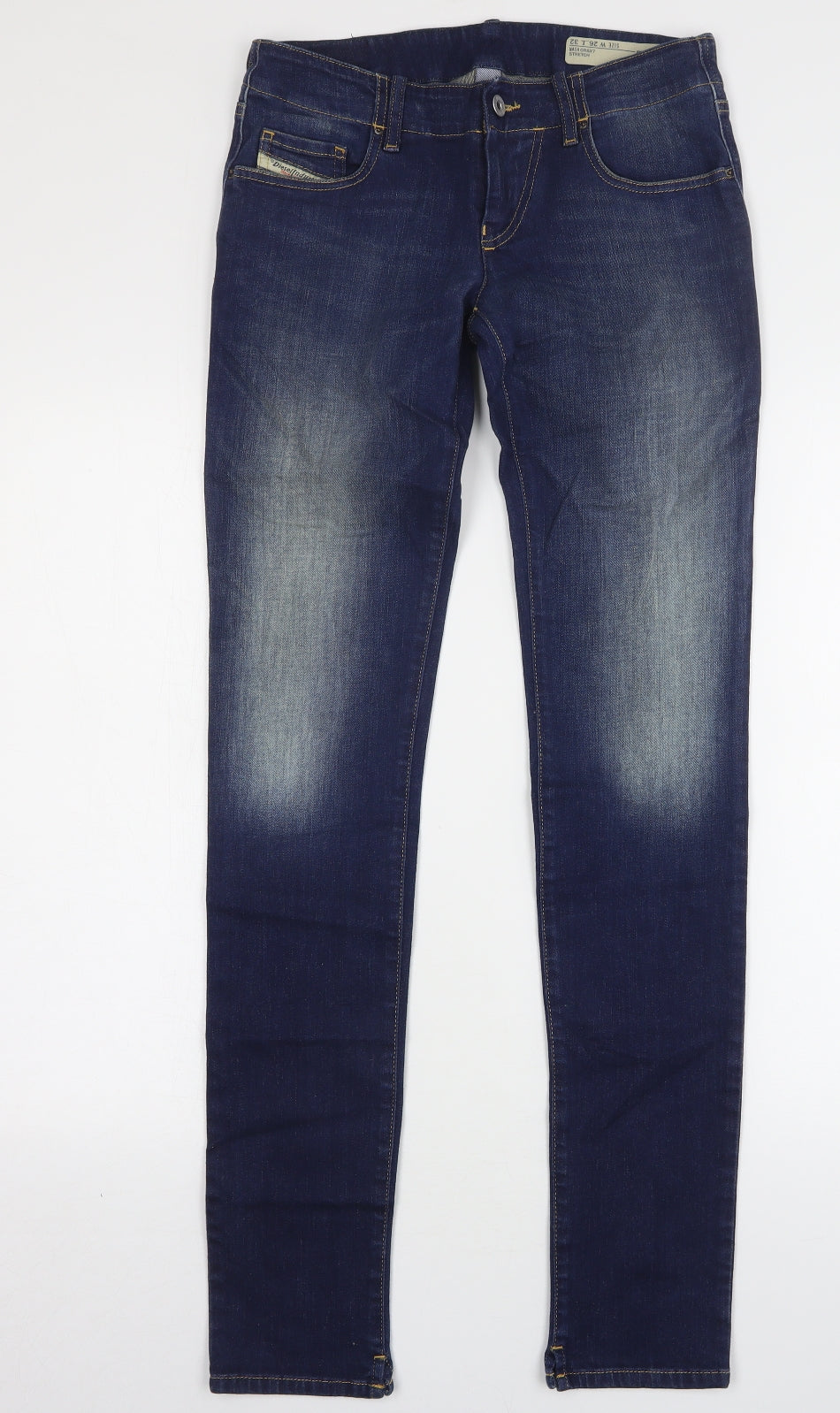Diesel Mens Blue  Cotton Skinny Jeans Size 26 L32 in Regular