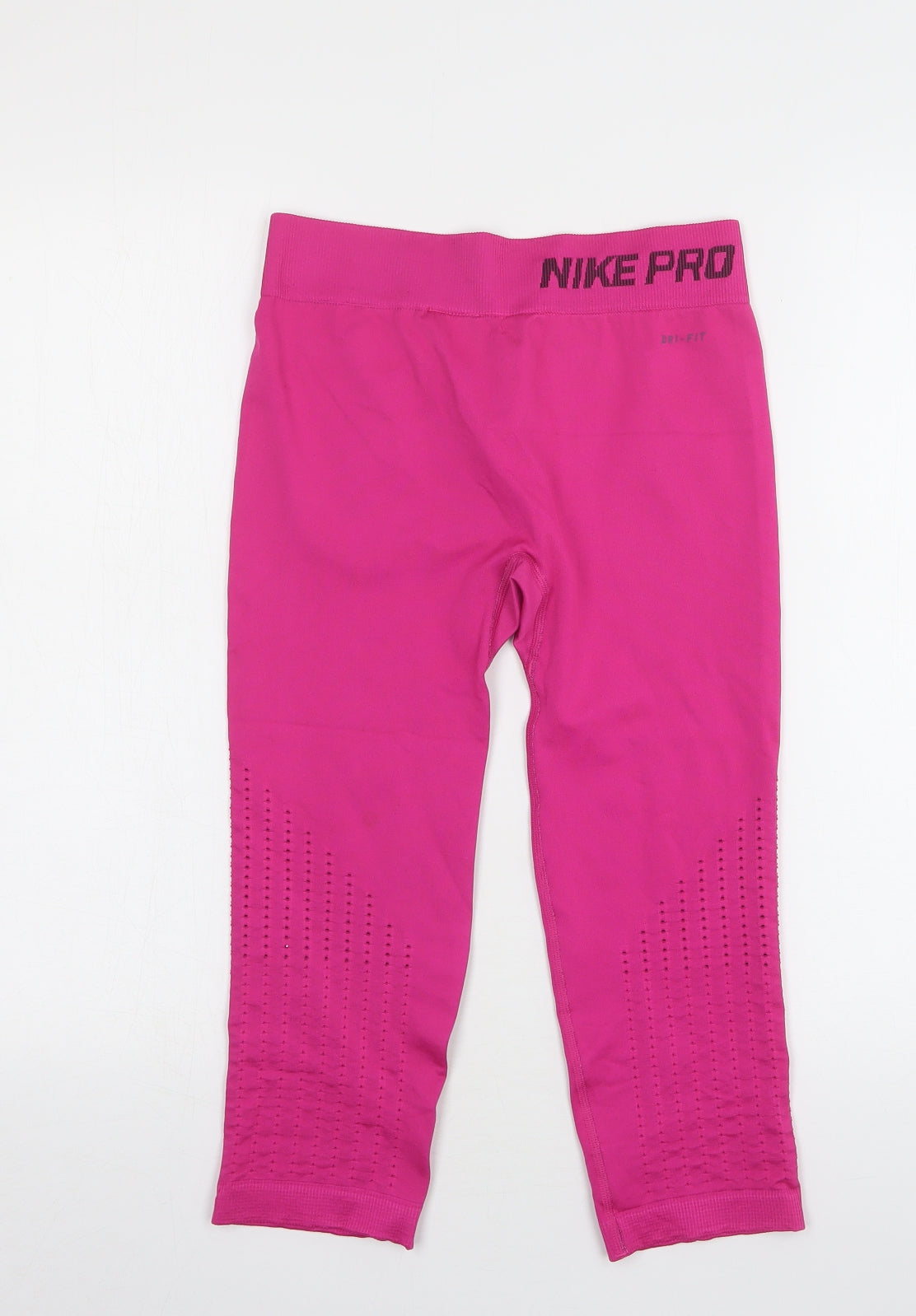 Nike Womens Pink  Polyester Pedal Pusher Leggings Size S L19 in Regular