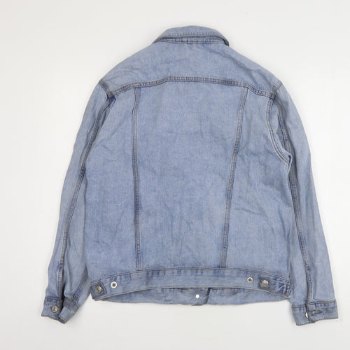 Topshop Womens Blue   Jacket  Size 10  Button