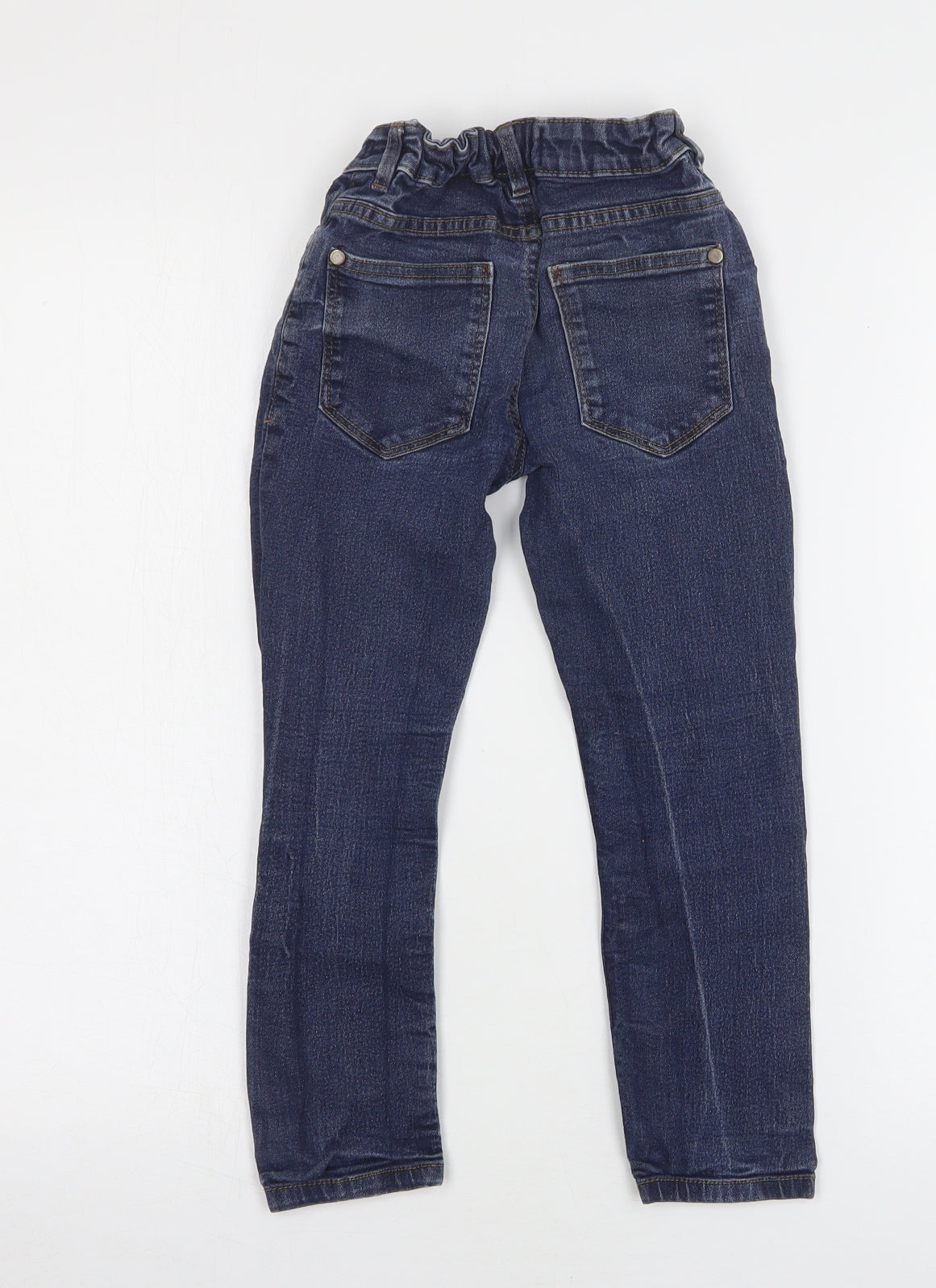 NEXT Boys Blue  Cotton Skinny Jeans Size 7 Years  Regular