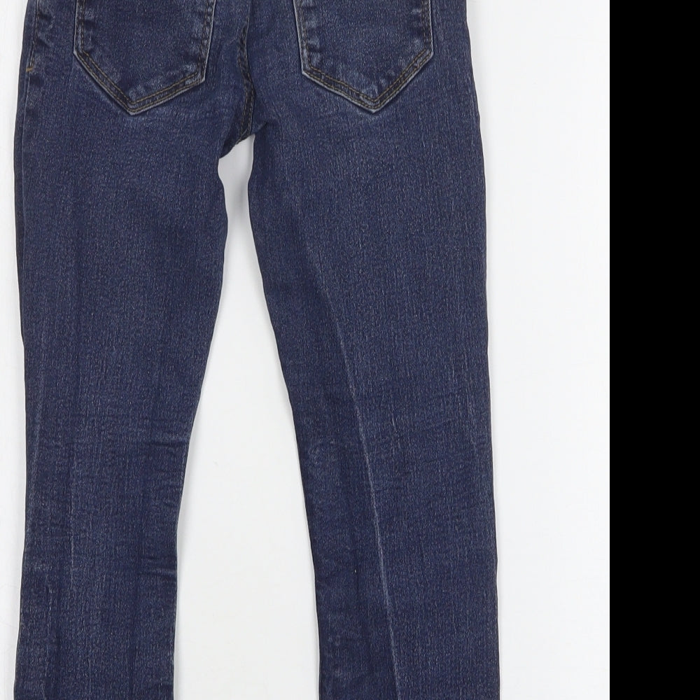 NEXT Boys Blue  Cotton Skinny Jeans Size 7 Years  Regular