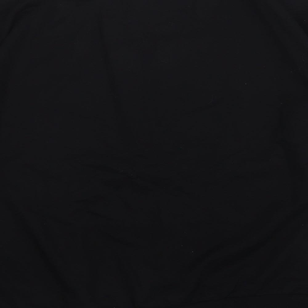 Shein  Womens Black  Cotton Pullover Sweatshirt Size XL