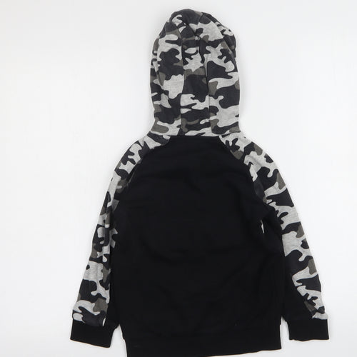 Matalan Boys Multicoloured Camouflage Cotton Pullover Hoodie Size 7 Years