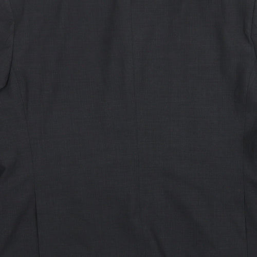 Marks and Spencer Mens Grey  Polyester Jacket Suit Jacket Size 42