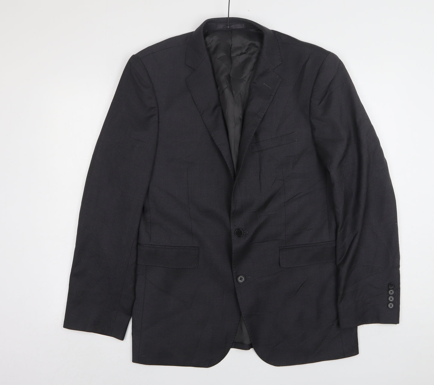 Lanficio Cerruti Mens Grey  Wool Jacket Suit Jacket Size 40