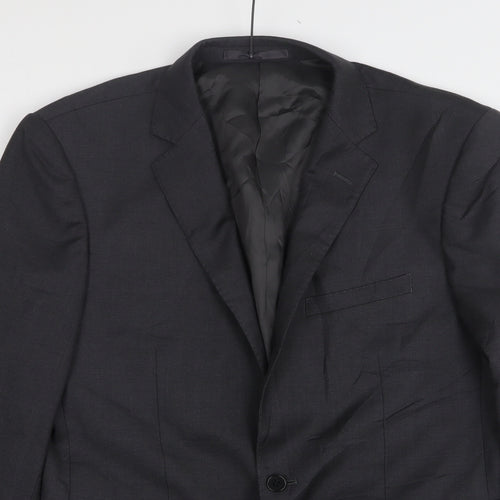 Lanficio Cerruti Mens Grey  Wool Jacket Suit Jacket Size 40
