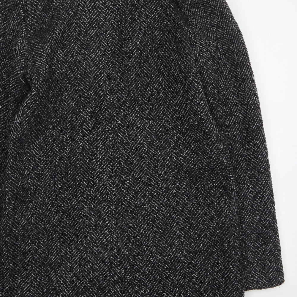 Primark Womens Grey   Overcoat Coat Size 8
