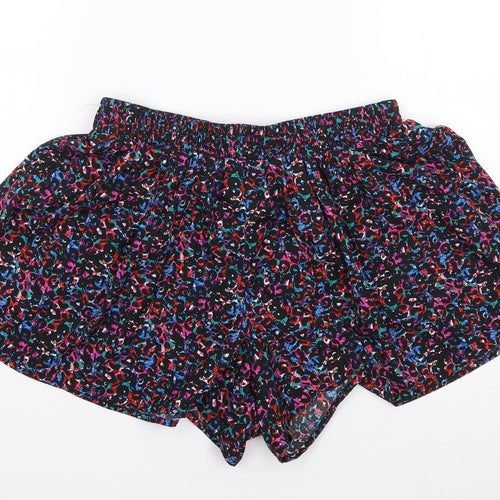 Primark Womens Multicoloured Animal Print Polyester Mom Shorts Size 10 L3 in Regular