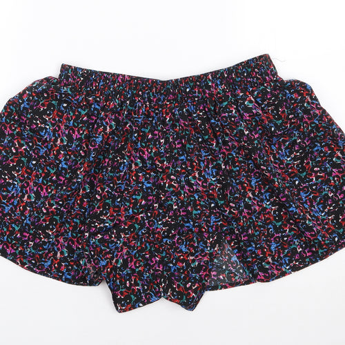 Primark Womens Multicoloured Animal Print Polyester Mom Shorts Size 10 L3 in Regular
