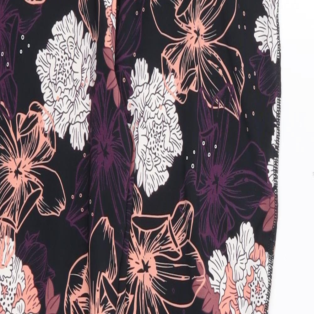 Crivit Womens Multicoloured Floral Polyester Jogger Leggings Size M L27 in Regular