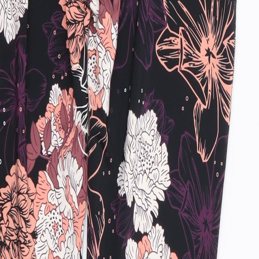 Crivit Womens Multicoloured Floral Polyester Jogger Leggings Size M L27 in Regular