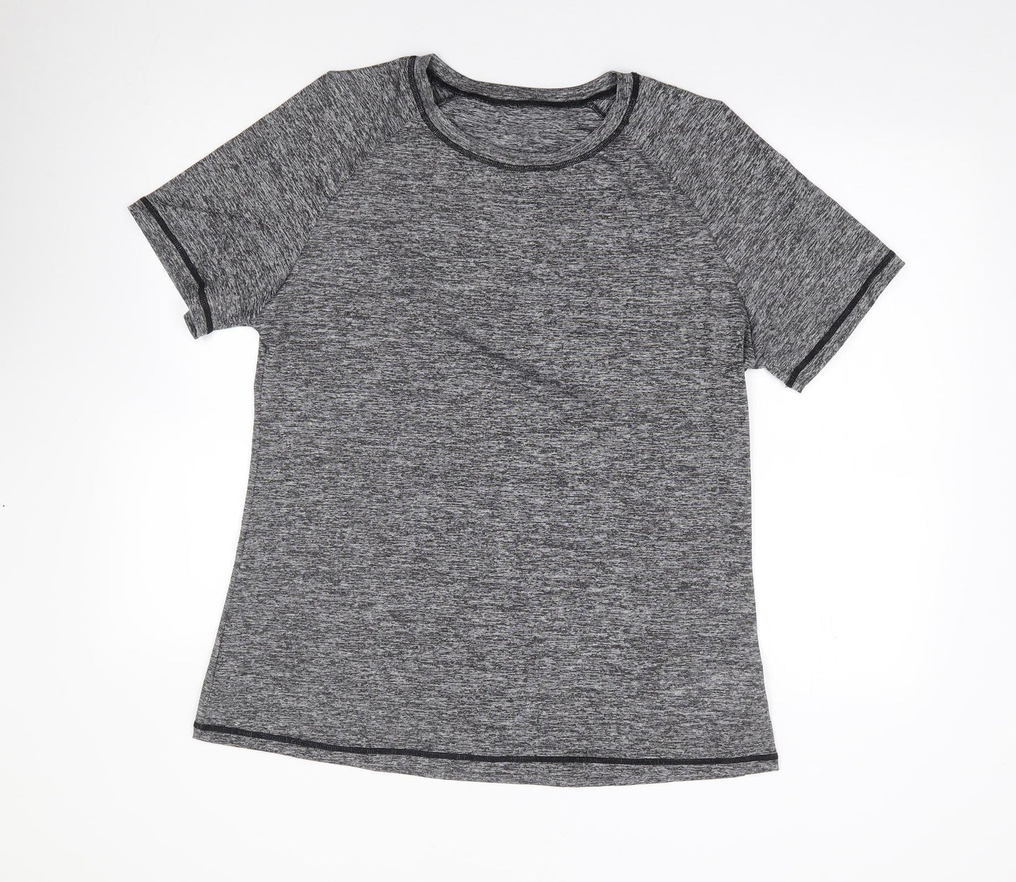 Shein Curve  Womens Grey  Polyester Jersey T-Shirt Size 18 Crew Neck Pullover