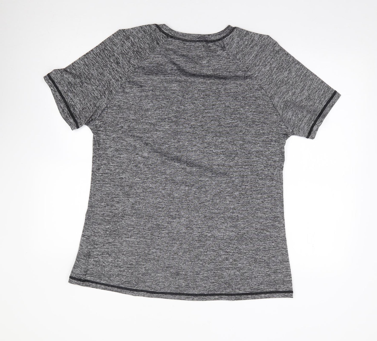 Shein Curve  Womens Grey  Polyester Jersey T-Shirt Size 18 Crew Neck Pullover