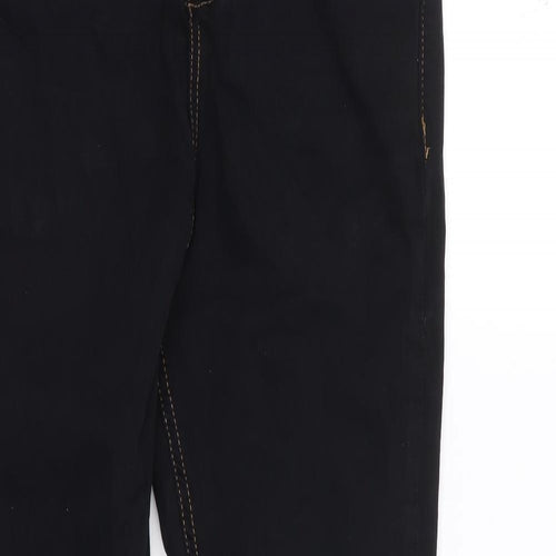 Hera Mens Black  Cotton Skinny Jeans Size 28 L29 in Regular Zip