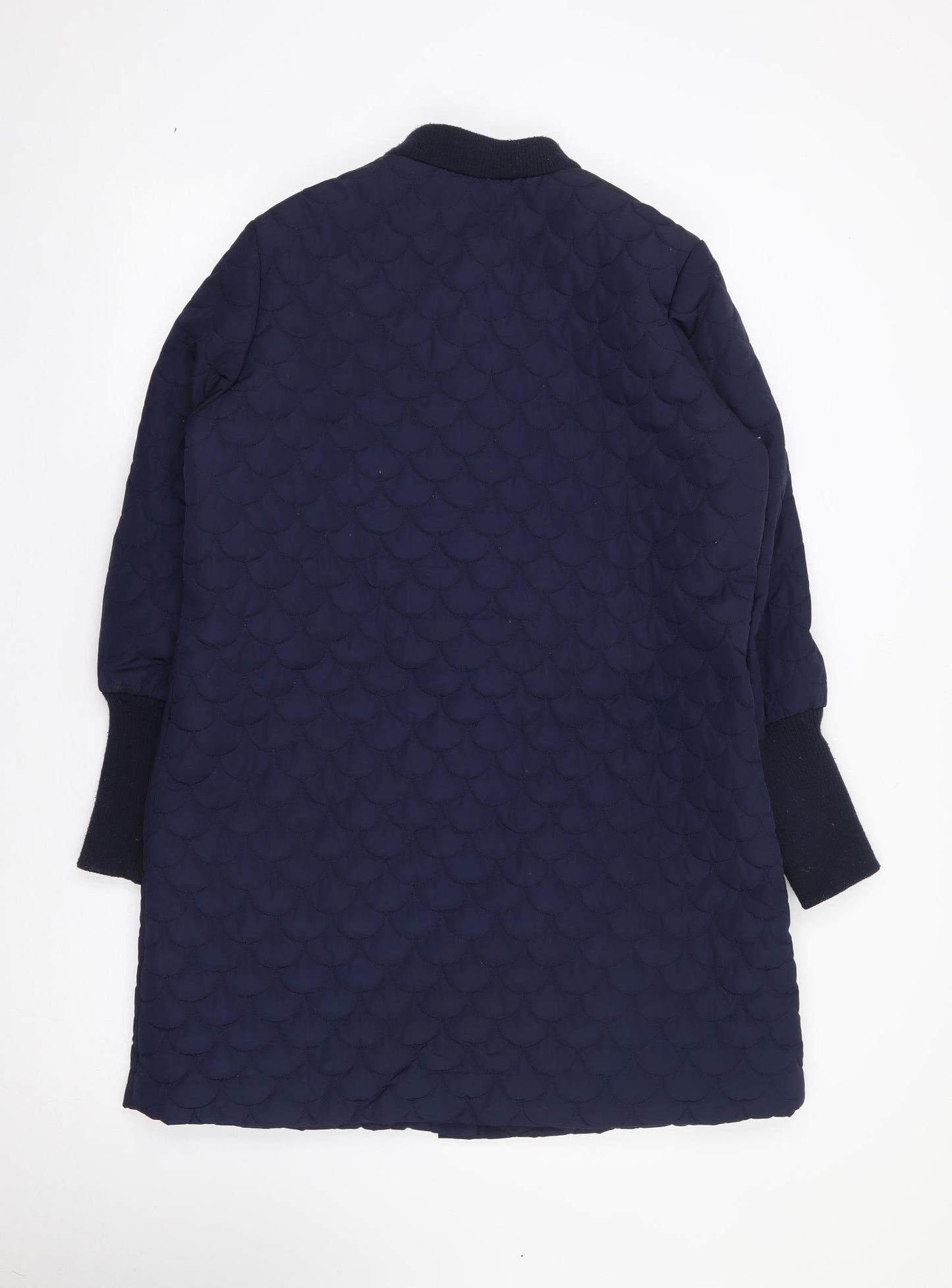 Savida  Womens Blue   Quilted Coat Size 14  Snap
