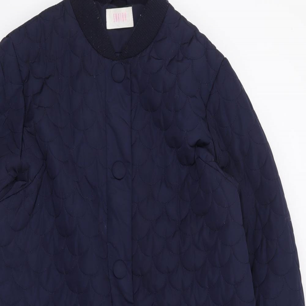 Savida  Womens Blue   Quilted Coat Size 14  Snap