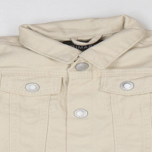 Primark Baby Beige   Jacket  Size 9-12 Months   Snap