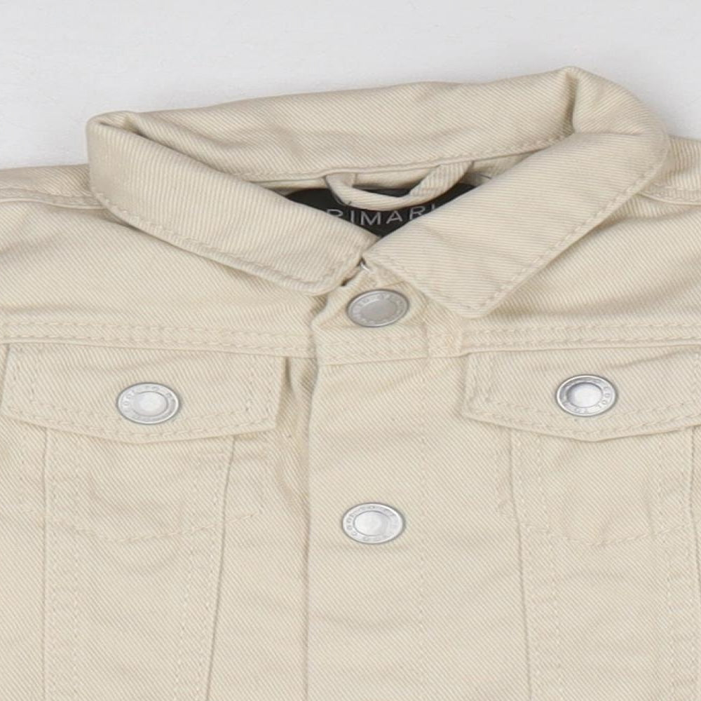 Primark Baby Beige   Jacket  Size 9-12 Months   Snap