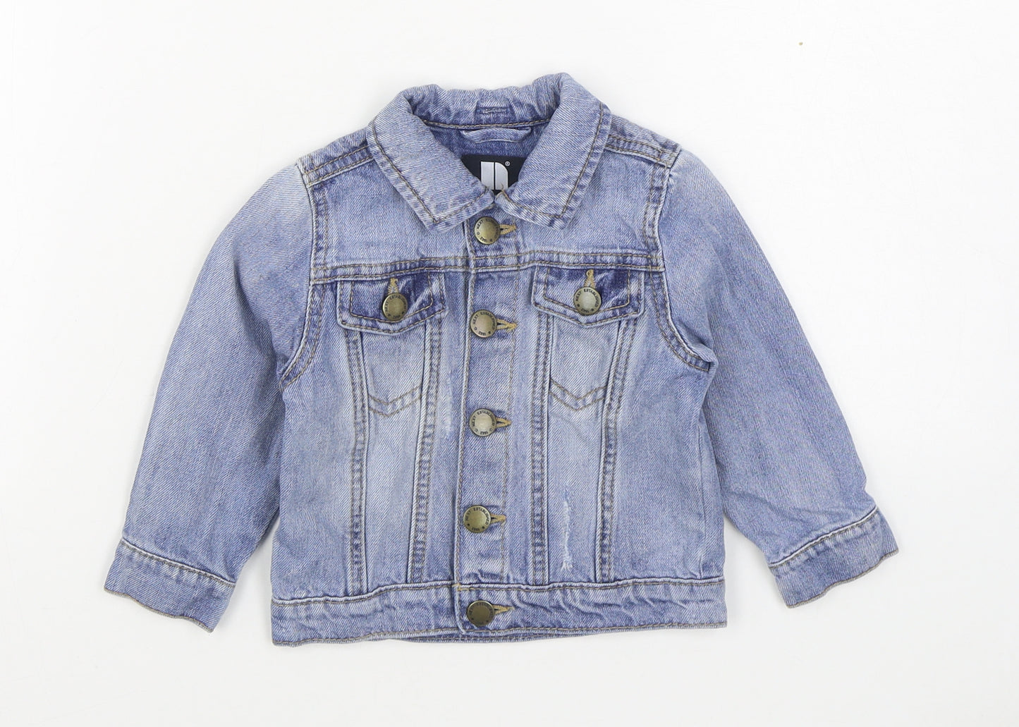NEXT Girls Blue   Jacket  Size 12-18 Months   Button