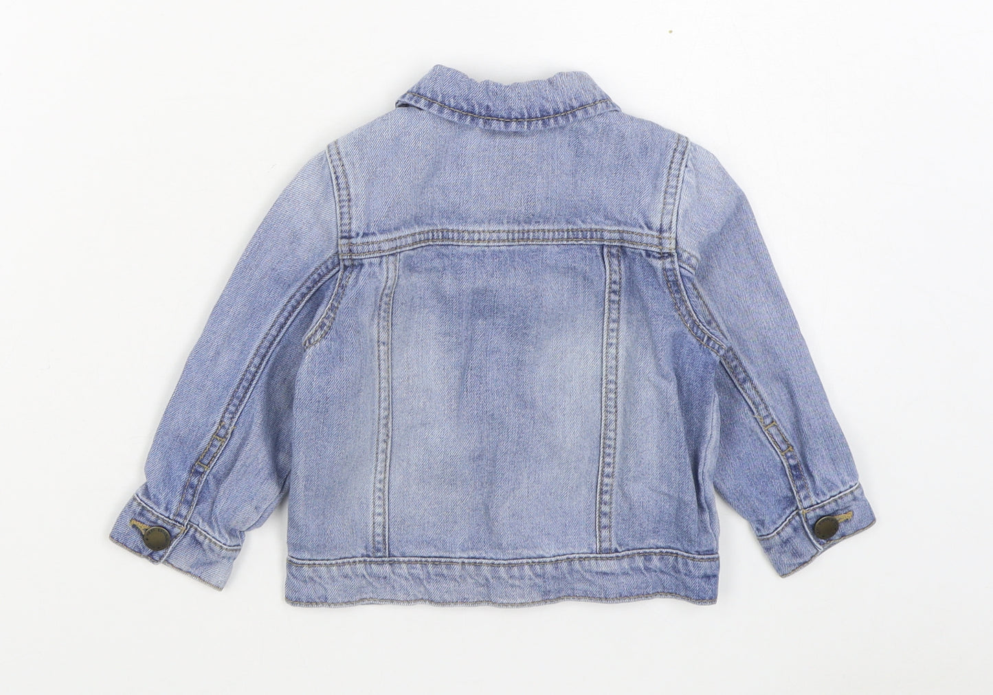 NEXT Girls Blue   Jacket  Size 12-18 Months   Button