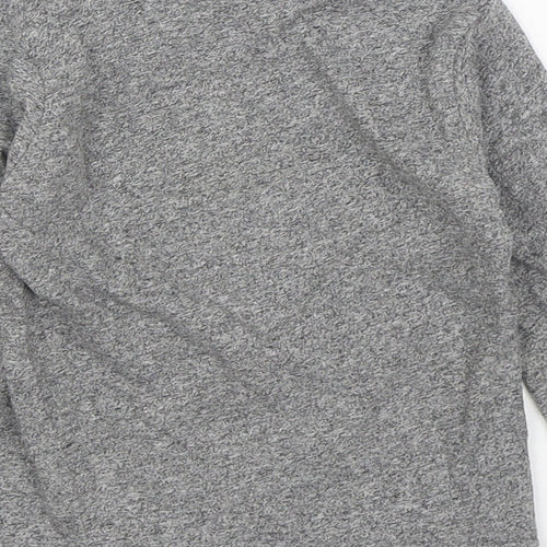 Dunnes Stores Boys Grey  Cotton Basic T-Shirt Size 12-18 Months Round Neck Pullover