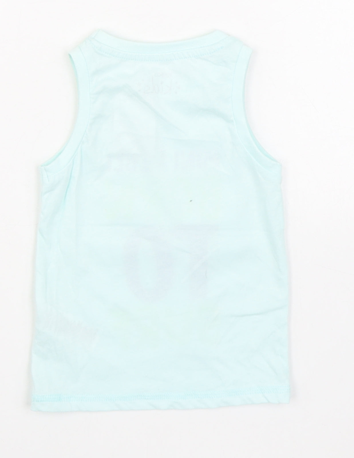 Pep&Co Boys Blue  100% Cotton Basic Tank Size 12-18 Months Round Neck Pullover